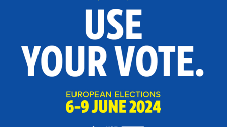 Oproep om te stemmen met de Europese Verkiezingen op 6 juni 2024